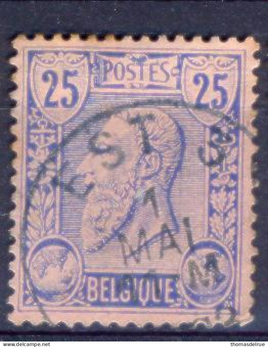 Xb358 : Ambulante Stempel Op Een N° 48  : EST 3 - Ambulanti