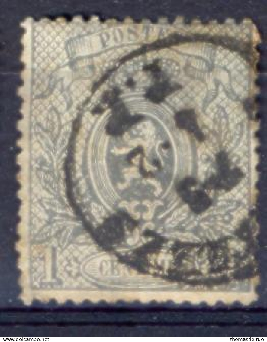 Xb383 Drukwerkstempel: Op N°23: BRUXELLES  P.P. - 1866-1867 Petit Lion