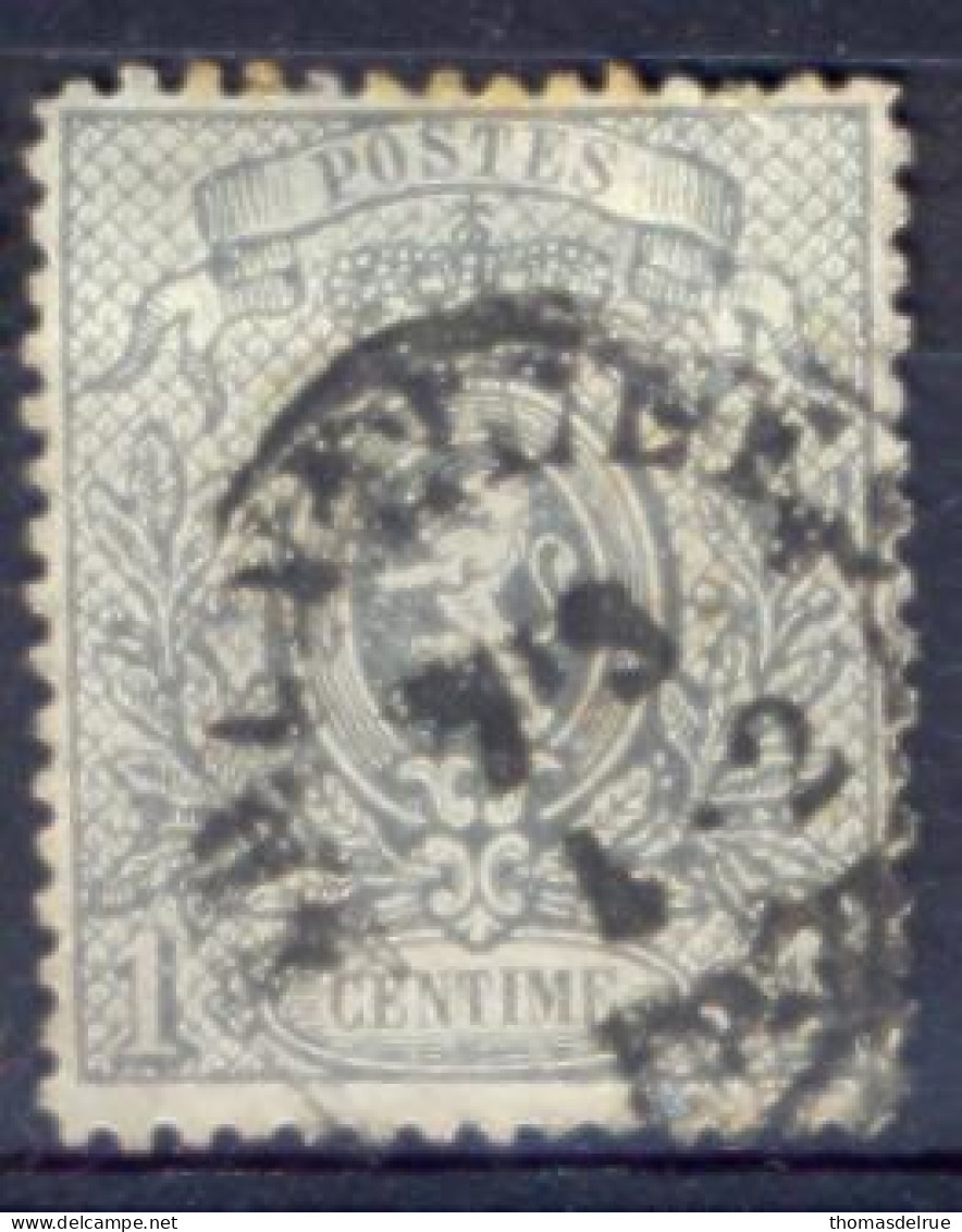 Xb381 Drukwerkstempel: Op N°23A: BRUXELLES  P.P. - 1866-1867 Petit Lion (Kleiner Löwe)