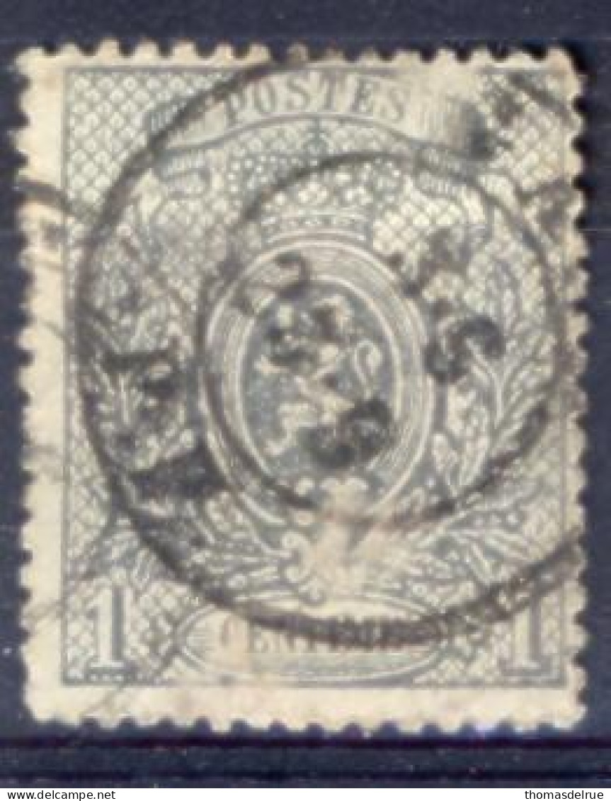 Xb385 Drukwerkstempel: Op N°23 : GAND P.P. - 1866-1867 Petit Lion