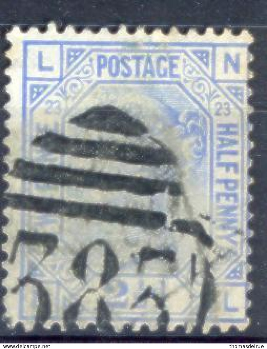 Xd643:GB  : Y.&T.N°62  Plate 23   -  N___L - Used Stamps