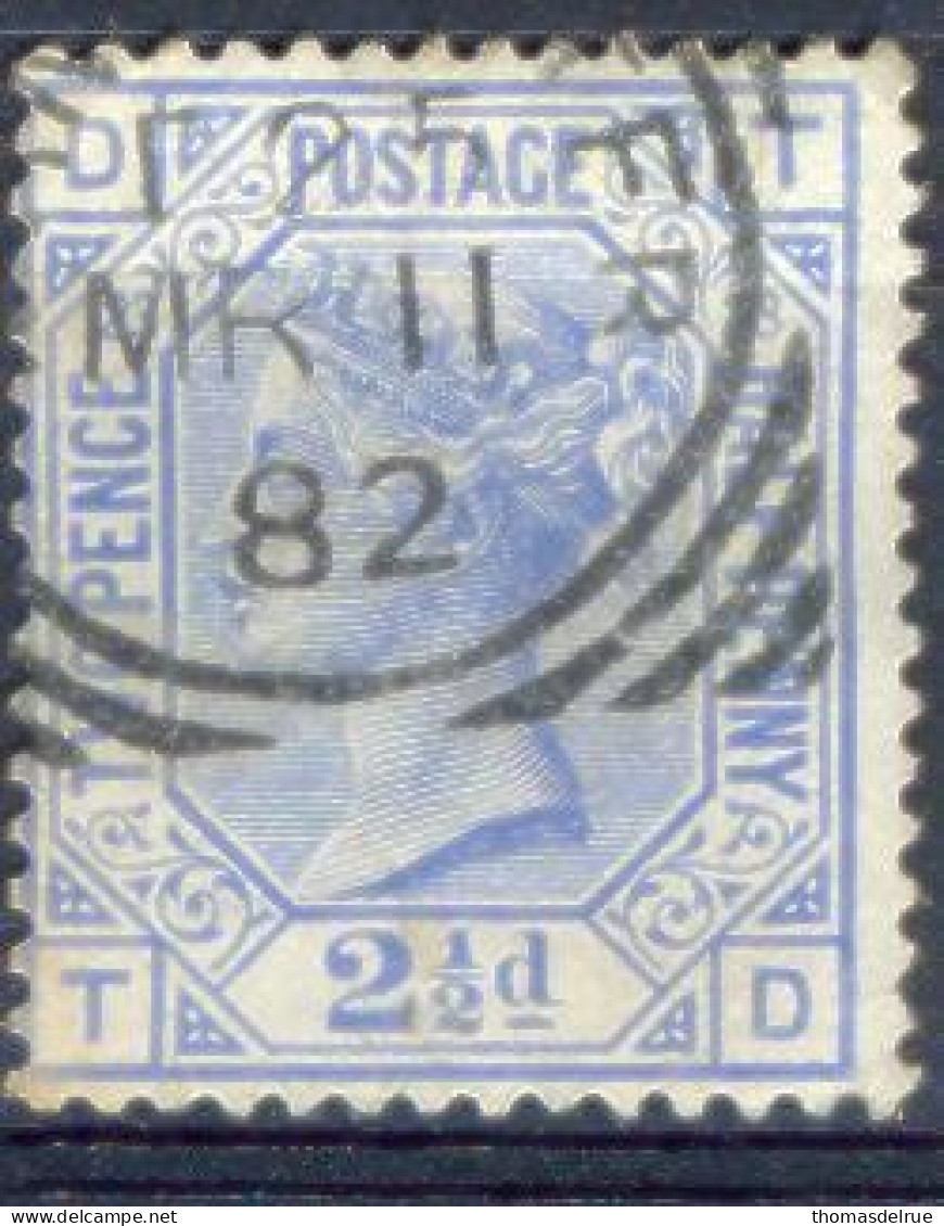 Xd650:GB  : Y.&T.N°62  Plate 23  T__D - Used Stamps