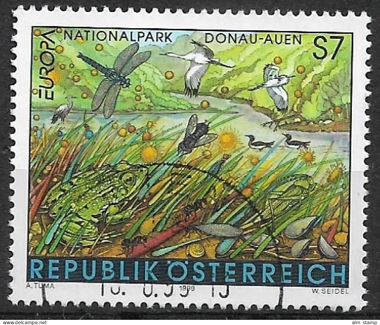 1999 Österreich   Mi. 2288 FD-used Europa: Natur -und Nationalparks - 1999