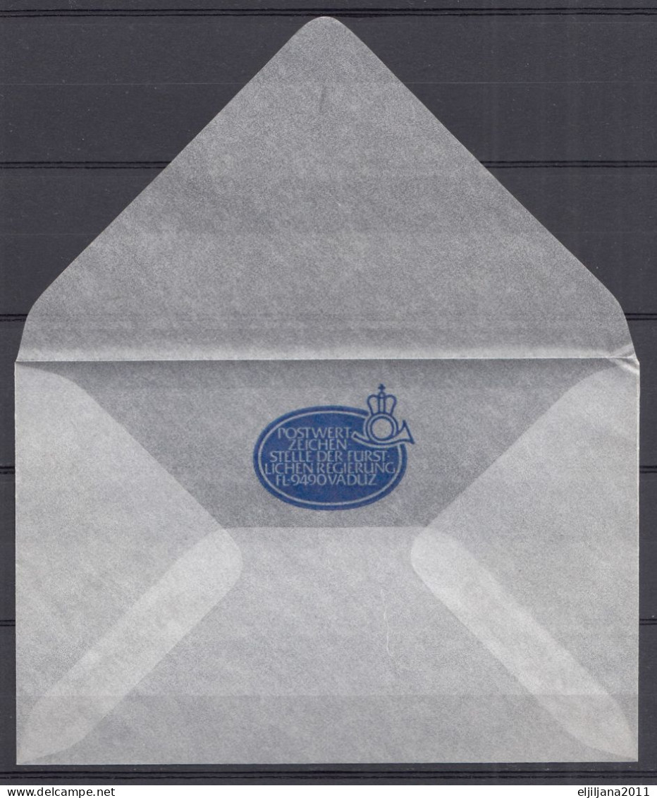 SALE !! 50 % OFF !! - 30 Glassine Envelopes For Stamps / Protective Bags 125 X 80 Mm / Postwert Vaduz, Liechtenstein - Clear Sleeves