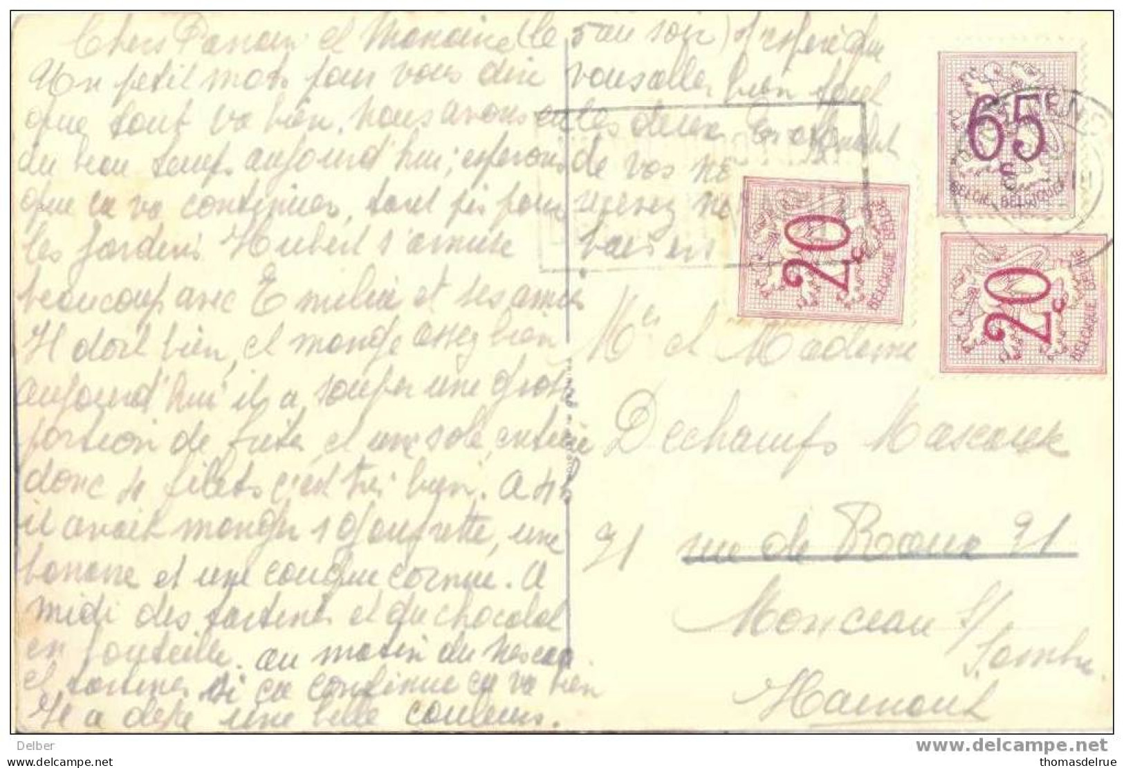 Zz553: N°856 Op Postkaart - 1951-1975 Heraldieke Leeuw