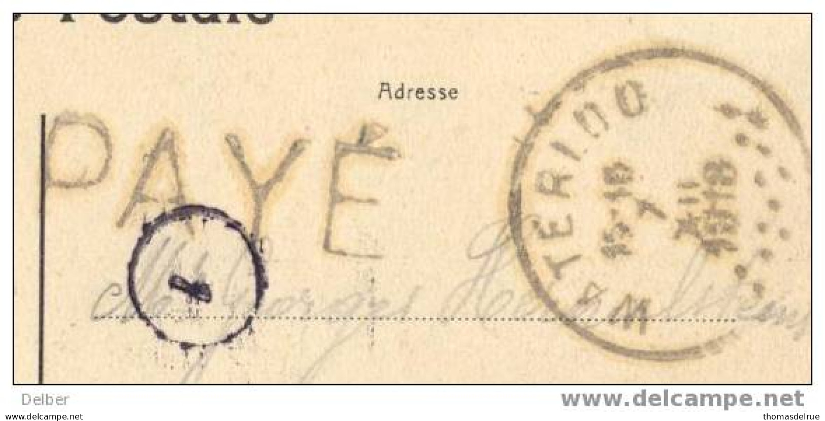 _R952: Prentkaart : PAYE-stempel WATERLOO 7 XIII 1918 - Fortune (1919)