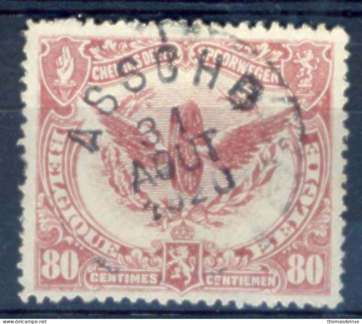 Xj863:  SP69:  [°]: Noodstempel : ASSCHE - Foruna (1919)