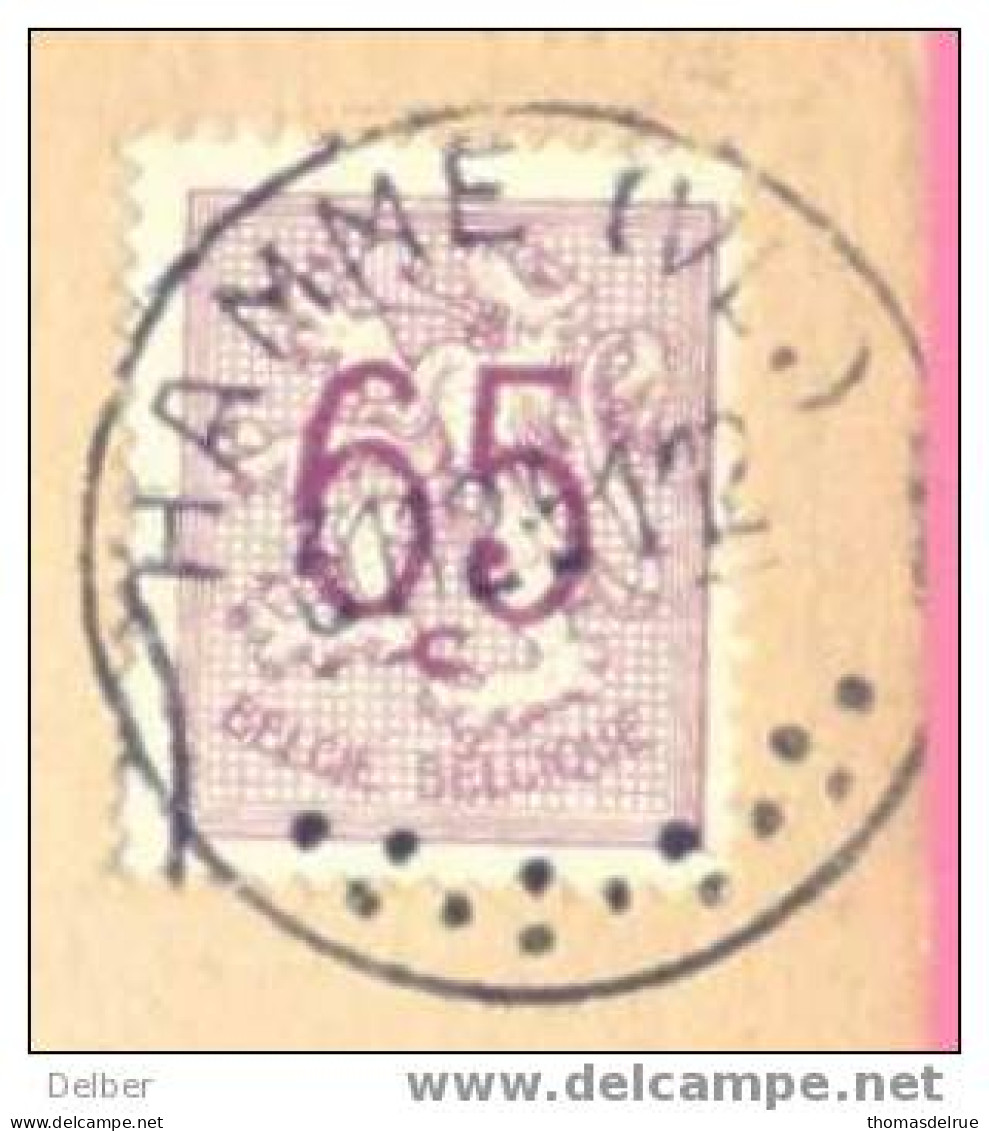 Zz336: 65ct : HAMME (VL.) - 1951-1975 Heraldic Lion