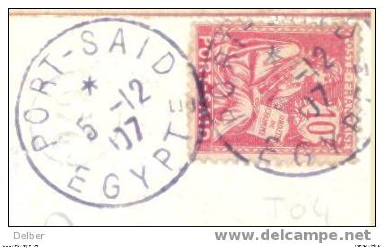 Zz348:10ct: PORT SAID EGYPT - Other & Unclassified