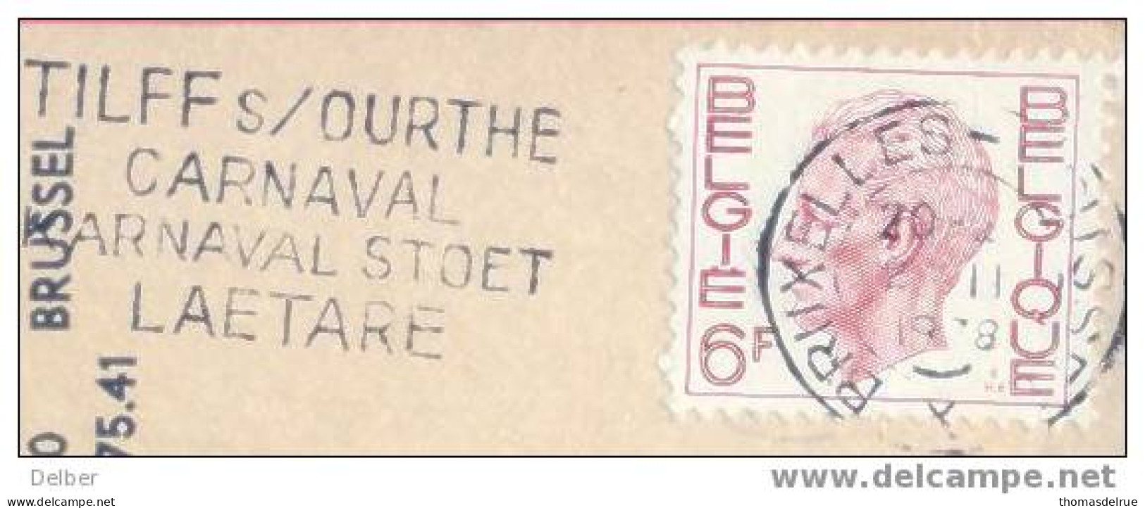 Zz390: TILFF S/OURTHE CARNAVAL KARNAVAL  STOET LAETARE 1978 - Carnival