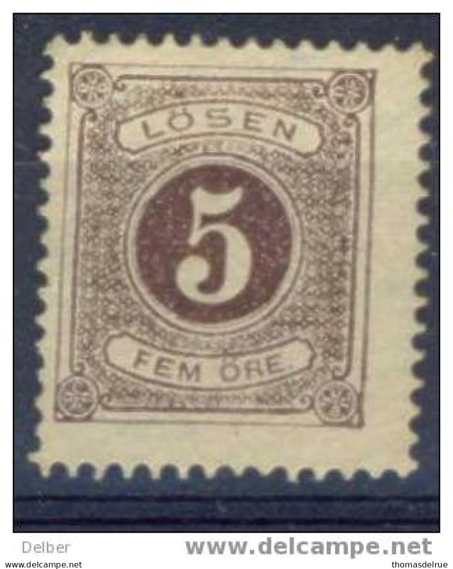 Zw913 : Facit N° L13 :  Mint - No Gum: Perf. 13 - Taxe