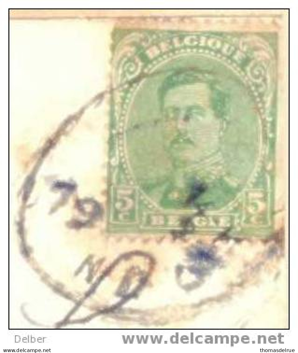 Zz259: 5ct:  Manucript Stempel :  (= Noodstempel) - Fortune (1919)