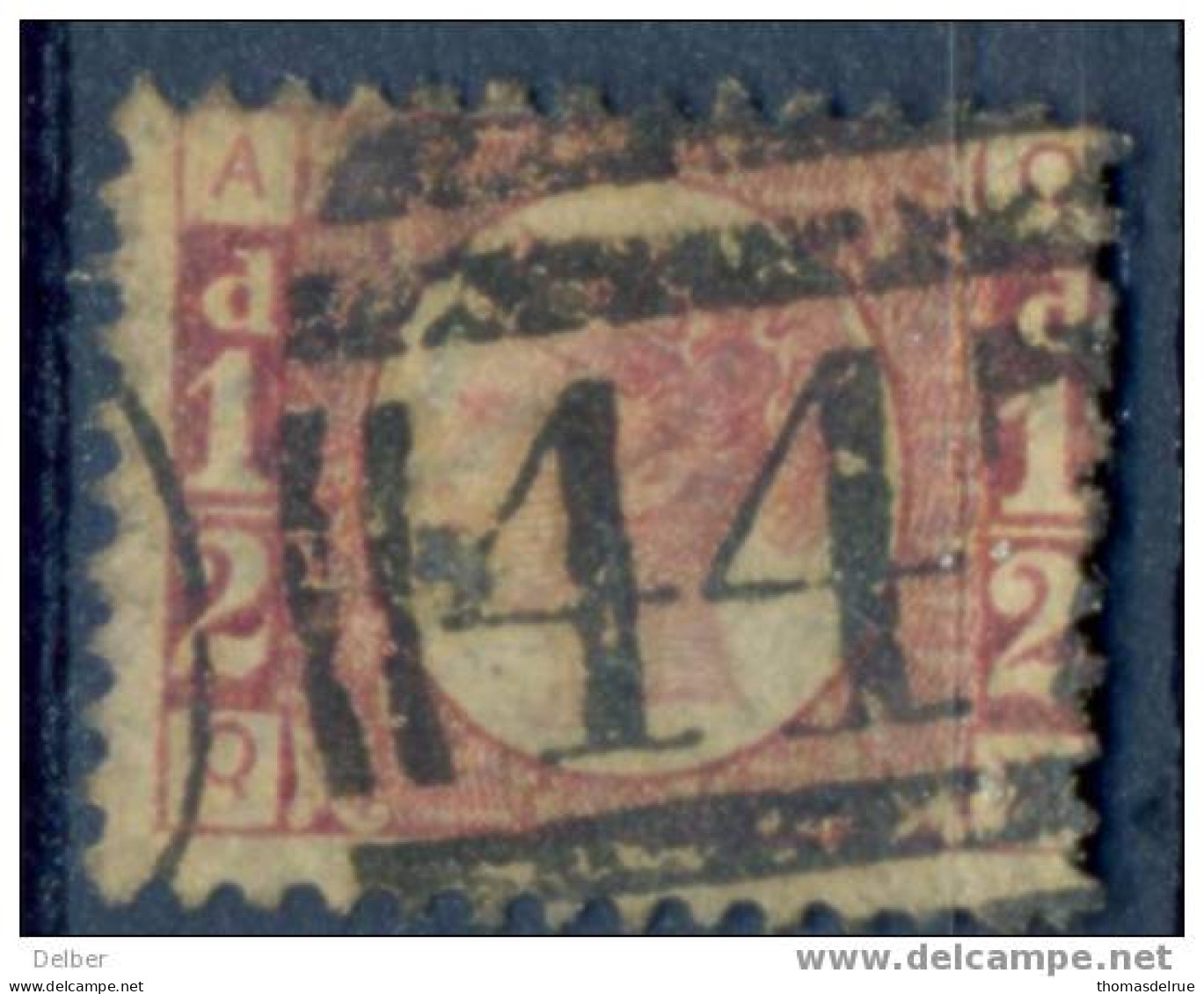 Ua592: SG N°48 : Plate: ?? :Q___A - Used Stamps