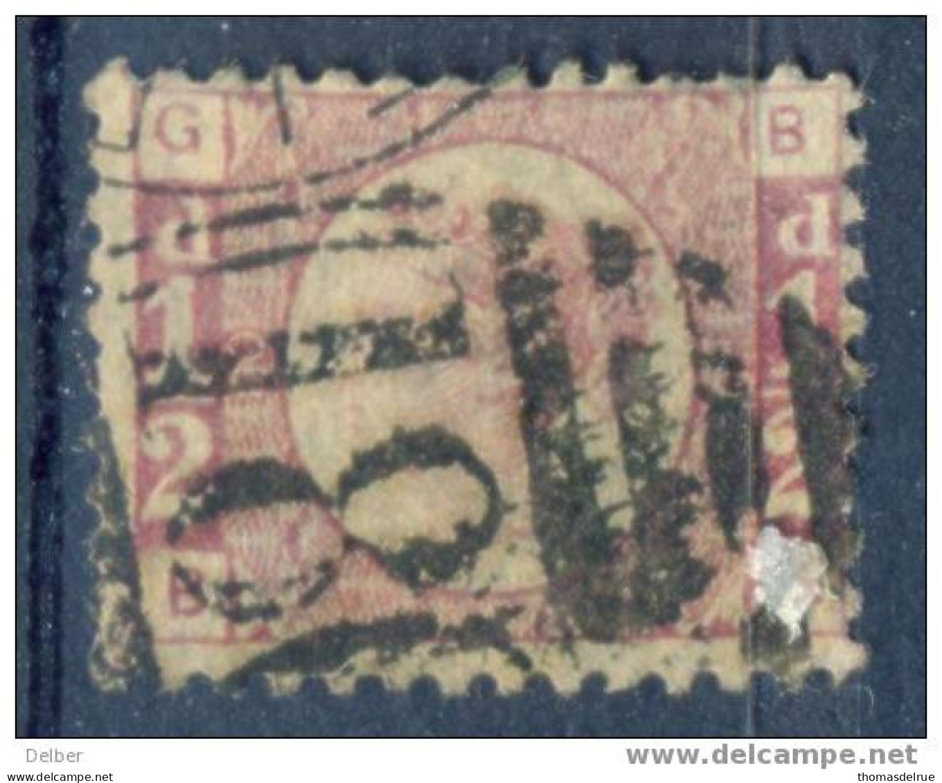 Ua582: SG N°48 : Plate: 10  : B___G - Used Stamps