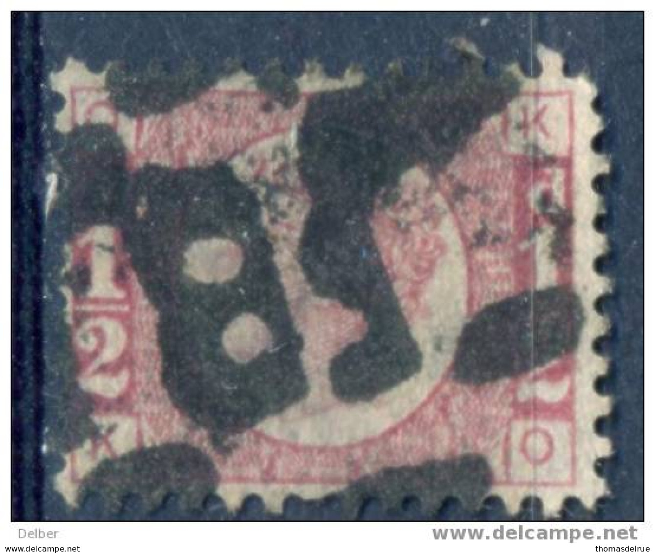 Ua606: SG N°48 : Plate: ???  : K__O : FB Stempel - Usati