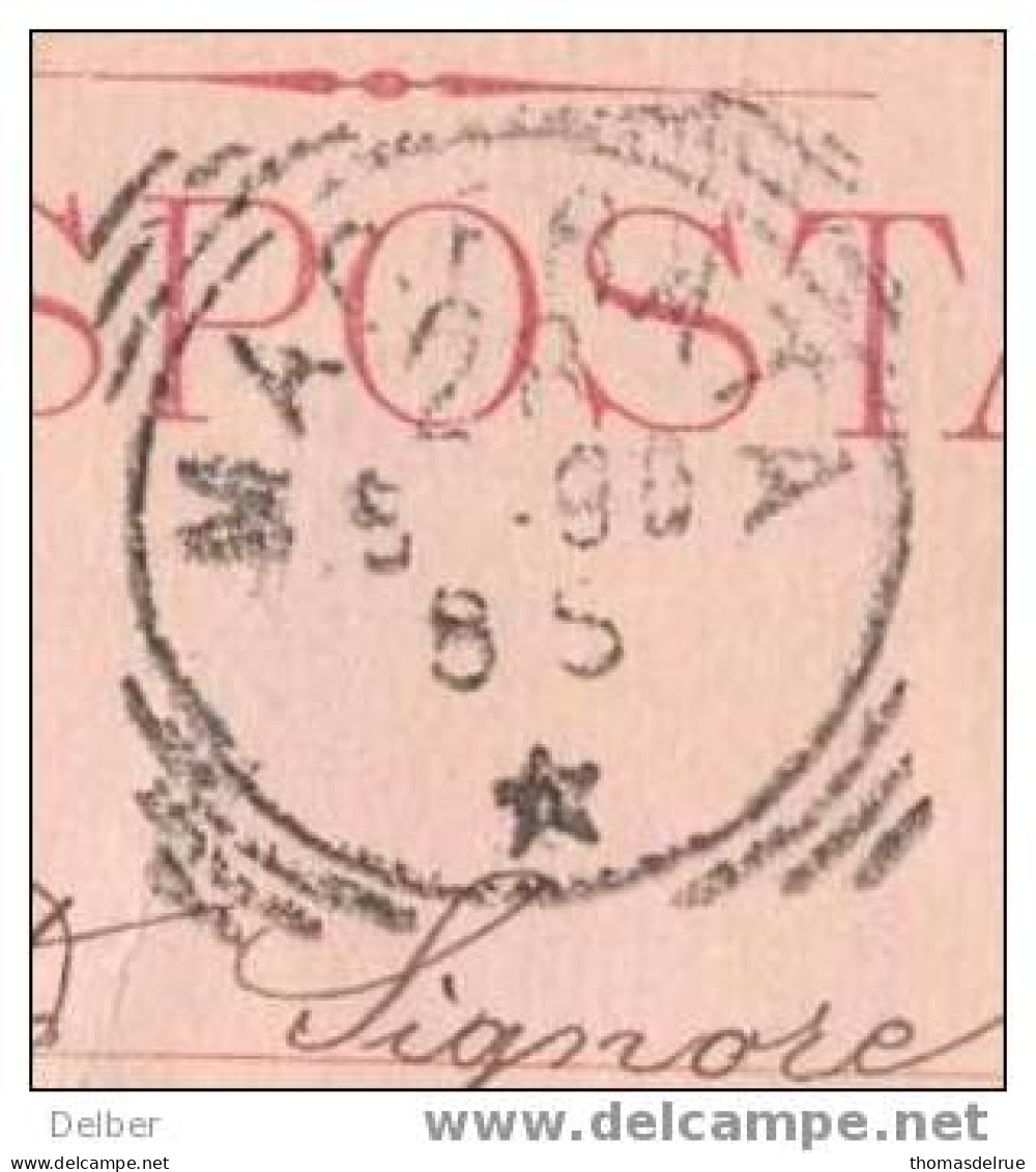 _Q758 : P26-A : RISPOSTA -kaart  95 : MAGERATA >>URBISAGLIA - Entero Postal