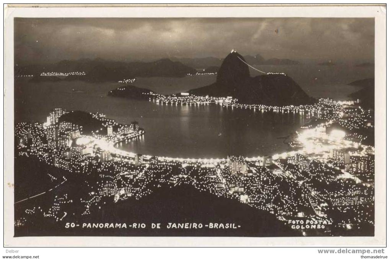 _P738: 50- PANORAMA- RIO DE JANEIRO - Brasil - FOTO POSTAL COLOMBO  >>> DE PINTE (B) - Rio De Janeiro