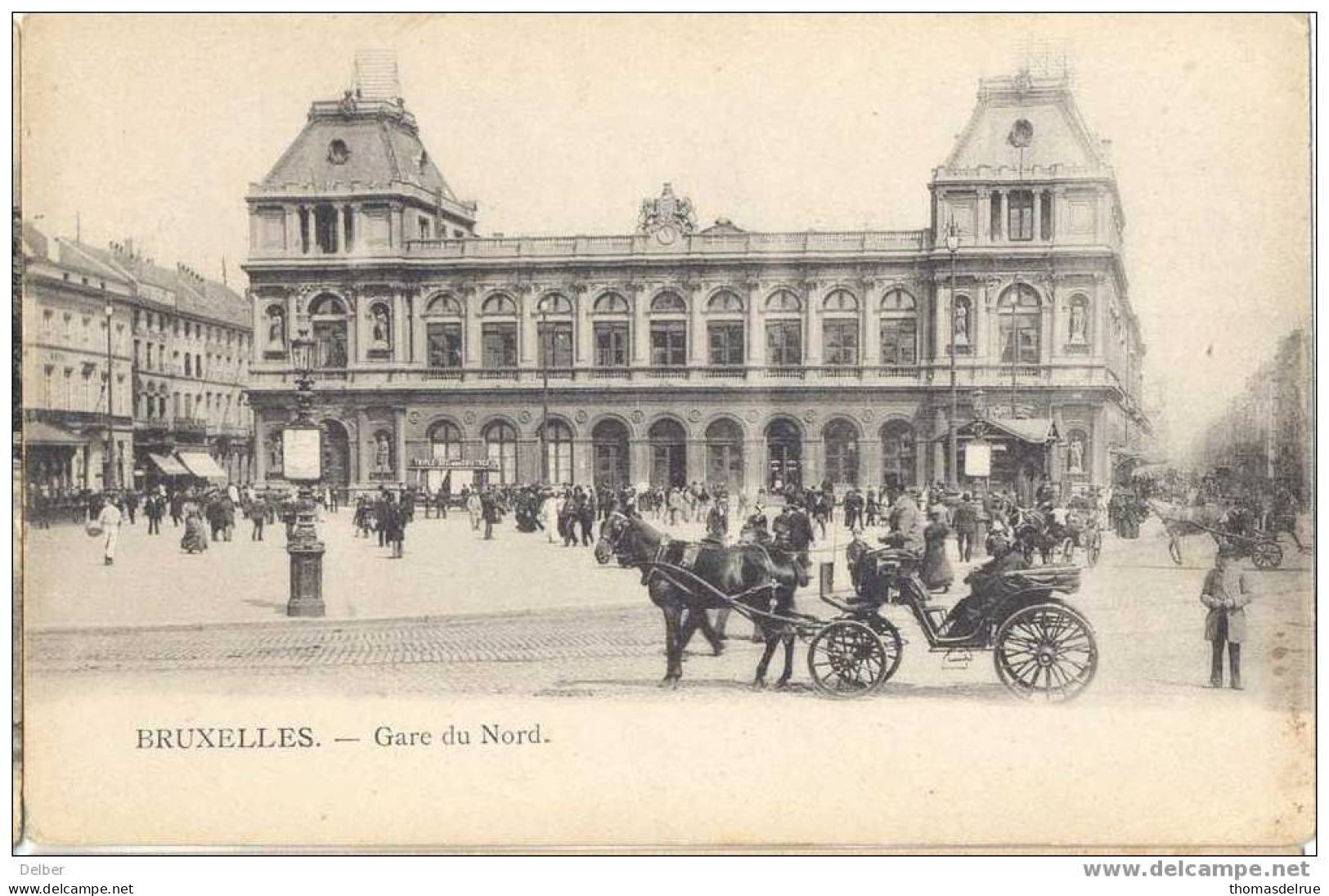 _F295: BRUXELLES - Gare Du Nord - Chemins De Fer, Gares