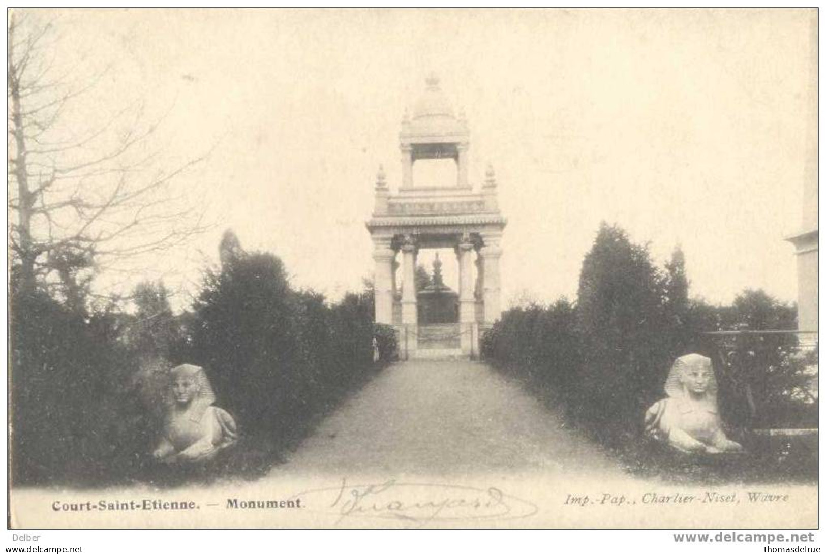 Zz081: COURT-SAINT-ETIENNE: MONUMENT - Court-Saint-Etienne