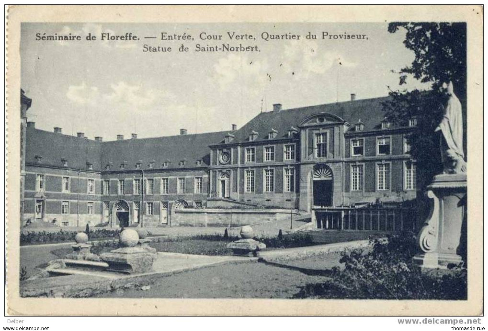 _M814:Séminaire De Floreffe - Entrée, Cour Verte, Quartier Du Proviseur, Statue De Staint-Norbert - Floreffe
