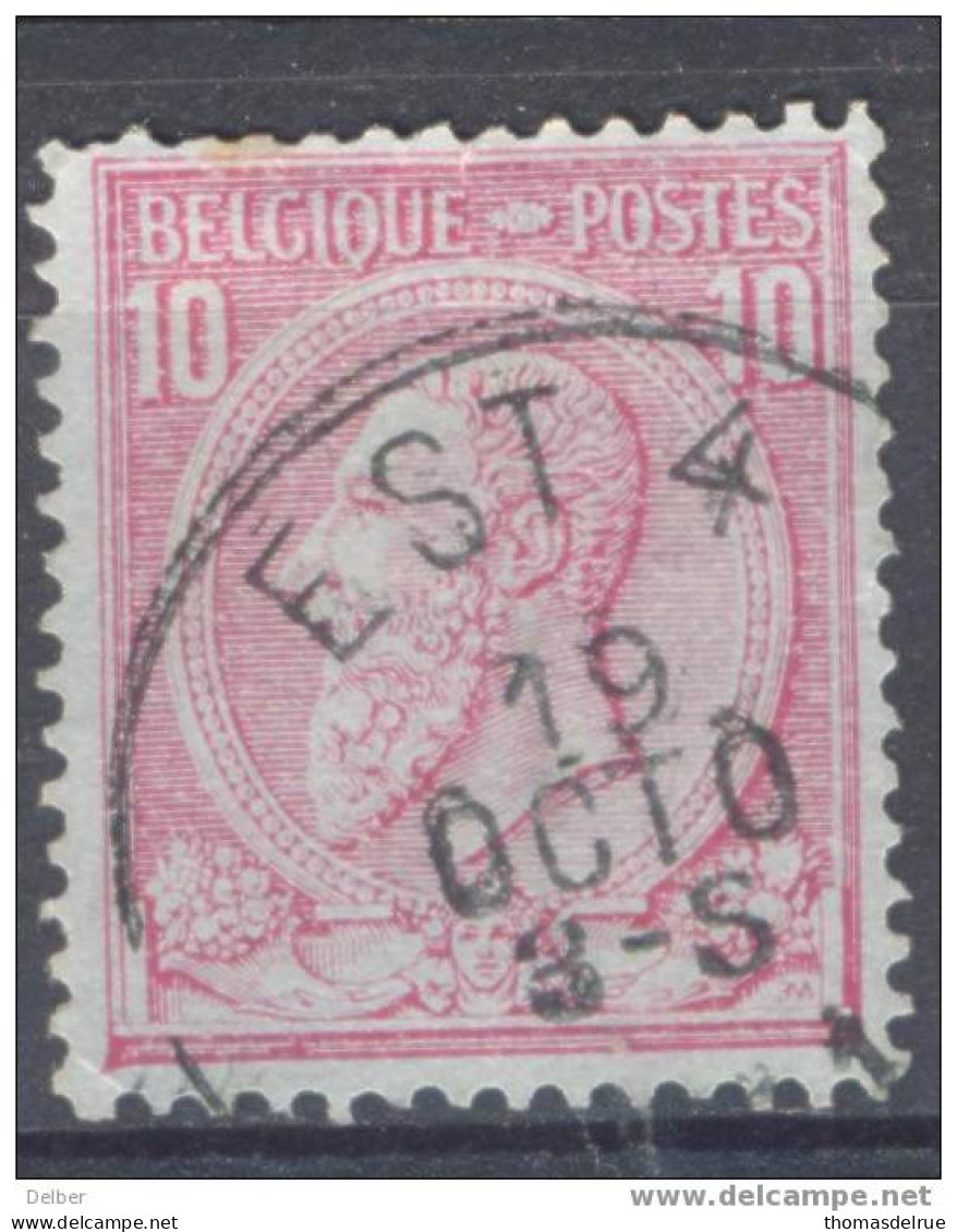 Qx437:N°46: E9: EST 4 - Ambulant Kantoor - Bahnpoststempel