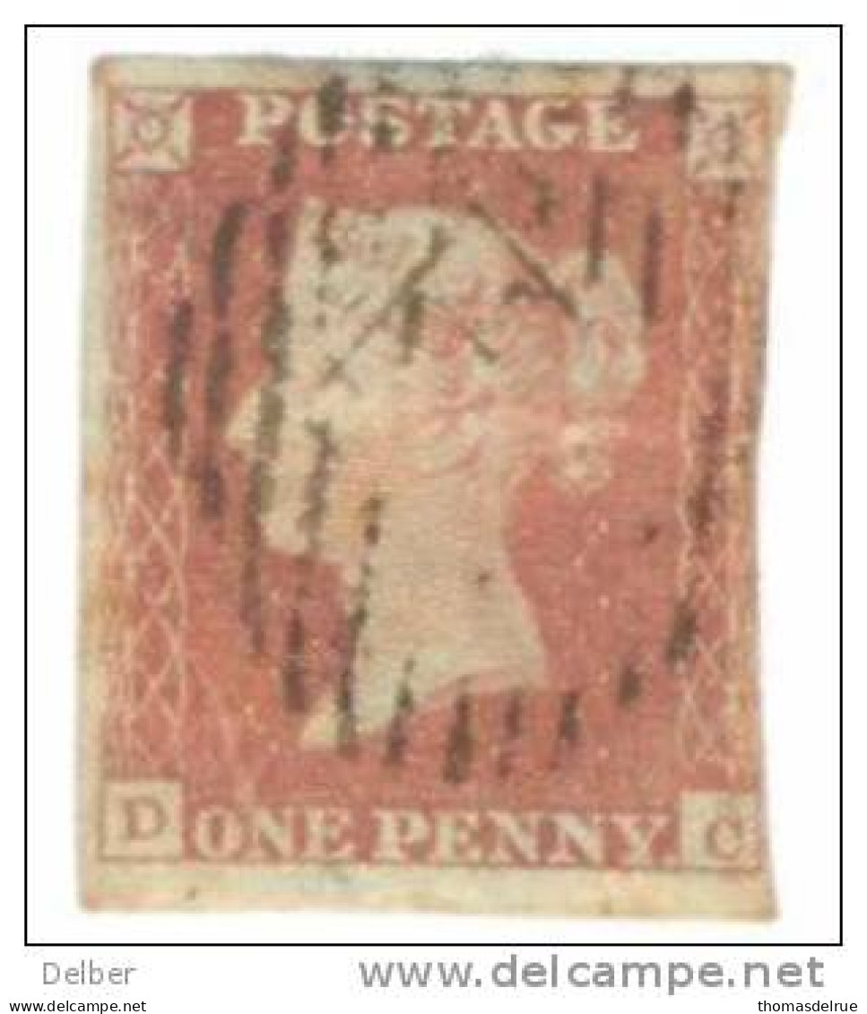 _A670: Penny Red : Imperf. SG#8-12 :  D__C - Used Stamps