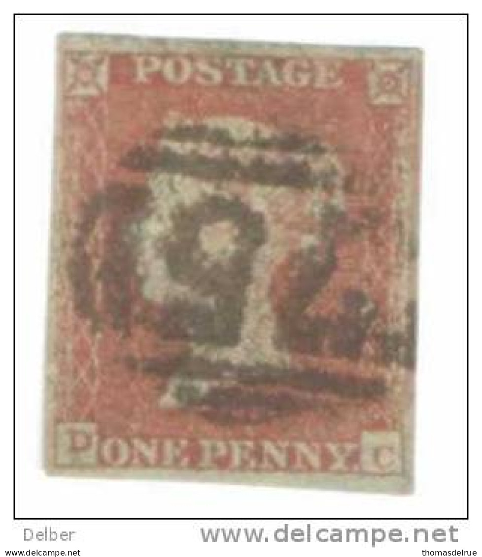 _A669: Penny Red : Imperf. SG#8-12 :  D__C - Used Stamps