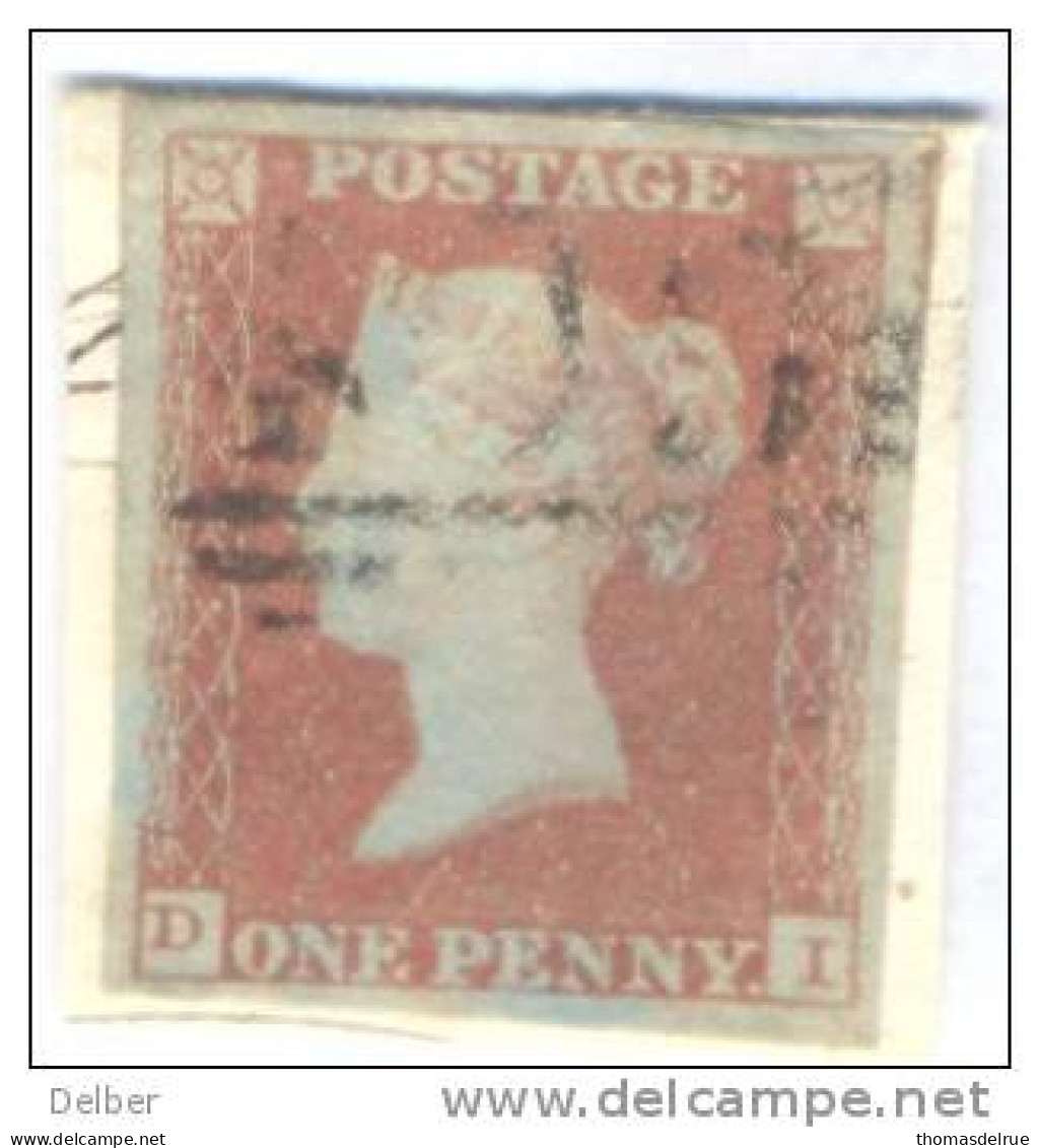 _A662: Penny Red : Imperf. SG#8-12 :  D__I - Used Stamps