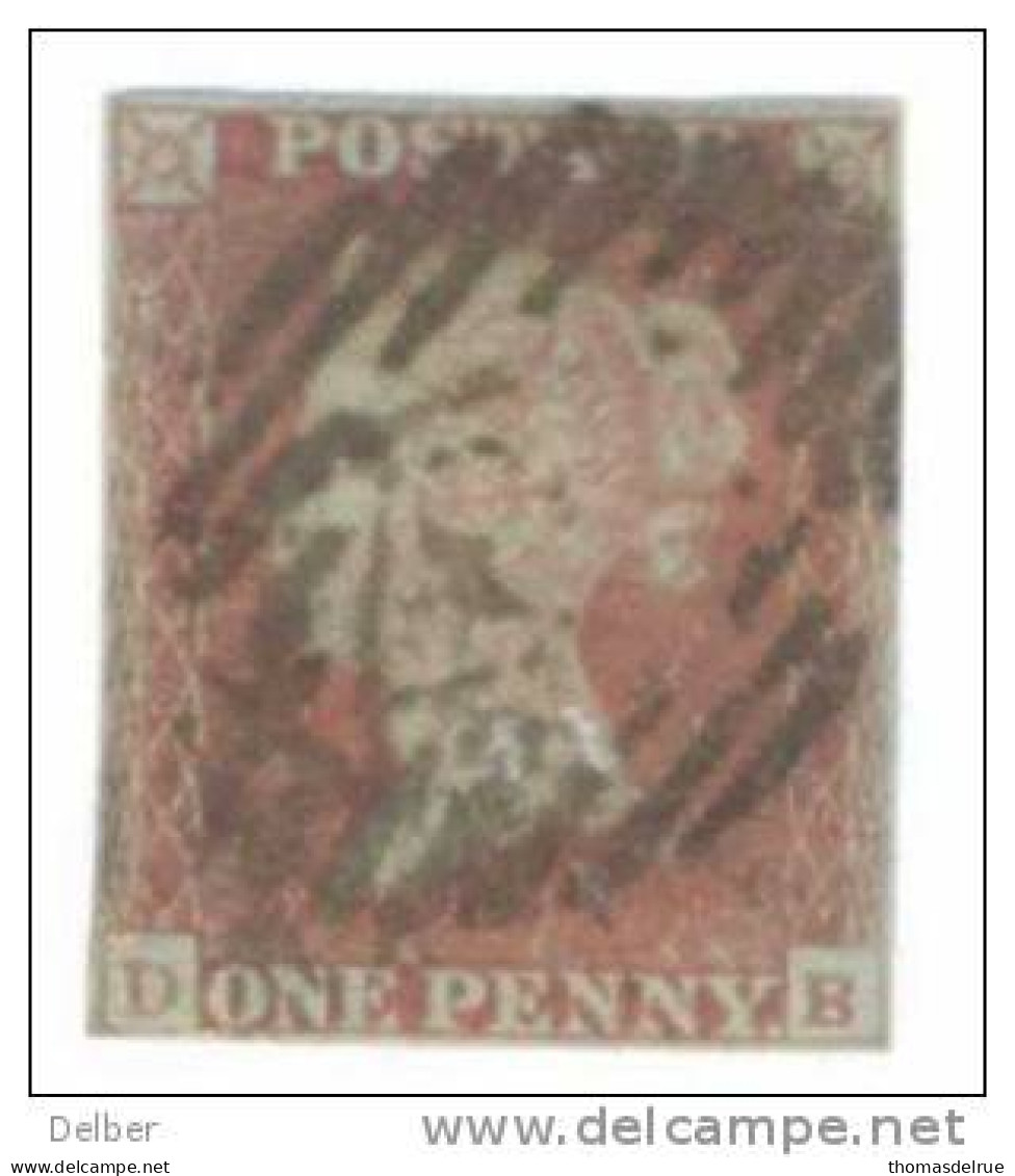 _A671: Penny Red : Imperf. SG#8-12 :  D__C - Usati