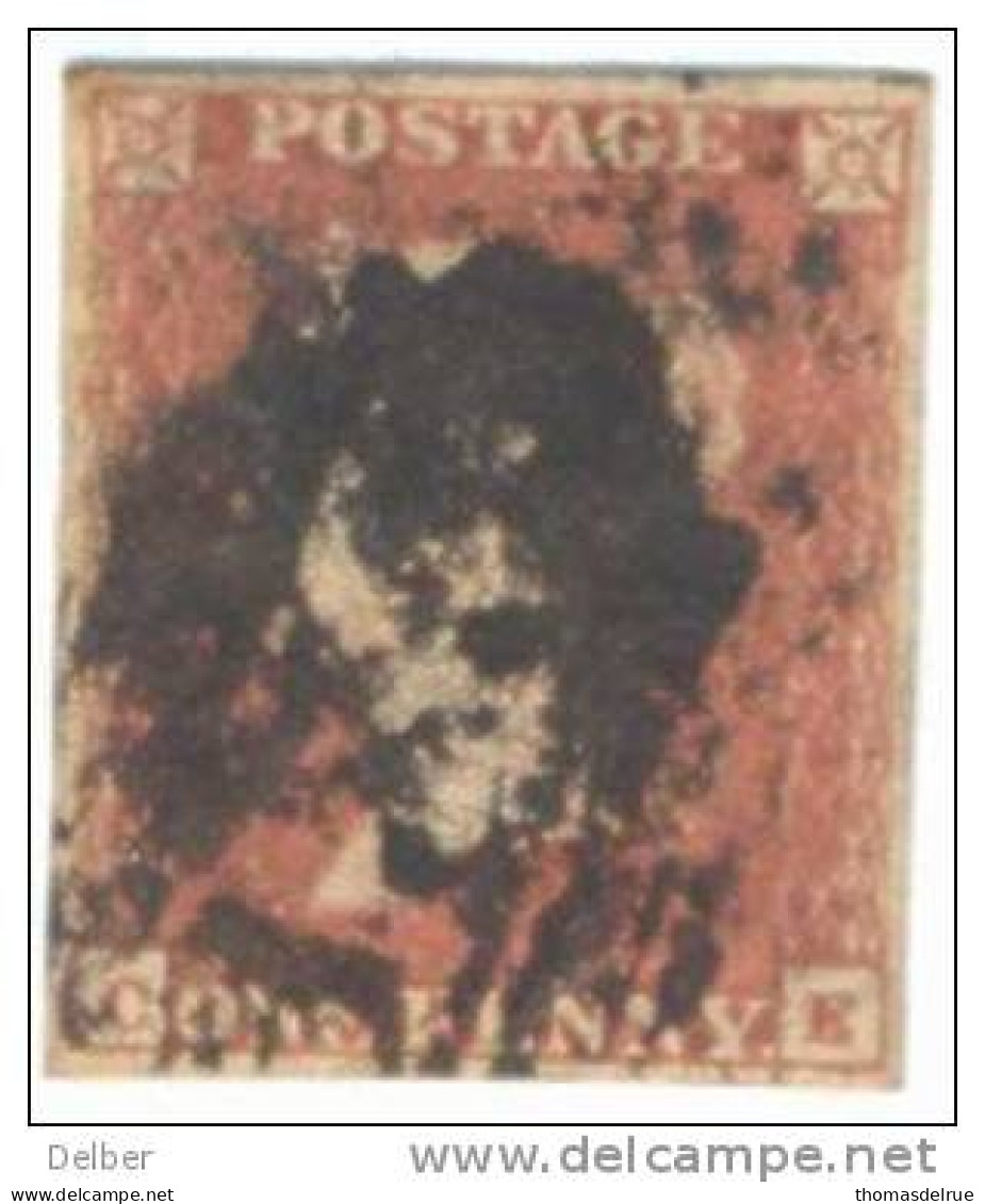 _A682: Penny Red : Imperf. SG#8-12 :  C__E - Used Stamps