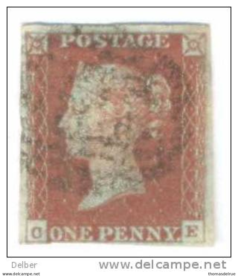 _A700: Penny Red : Imperf. SG#8-12 :  C__E - Used Stamps