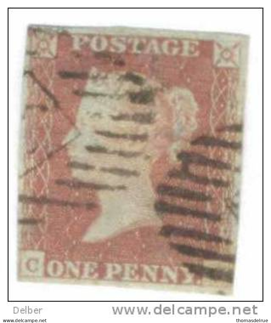 _A691: Penny Red : Imperf. SG#8-12 :  C__G - Used Stamps