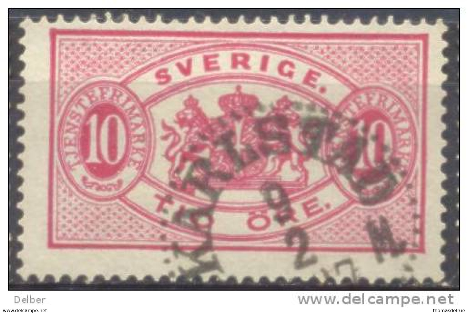 Ad924: Y.&T.N° S5:  KARLSTAD - Officials