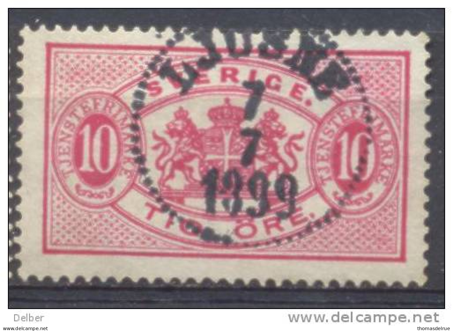 Ad928: Y.&T.N° S5:  LJUSNE - Dienstmarken