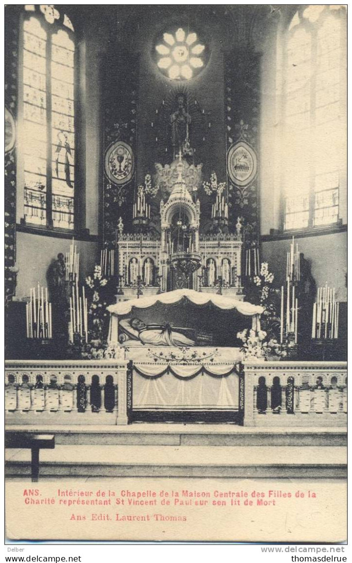 Cc348 : ANS Intérieur De La Chapelle De La Maison Centrale Des Filles De La Charité Représentant St Vincent De Paul Sur - Ans