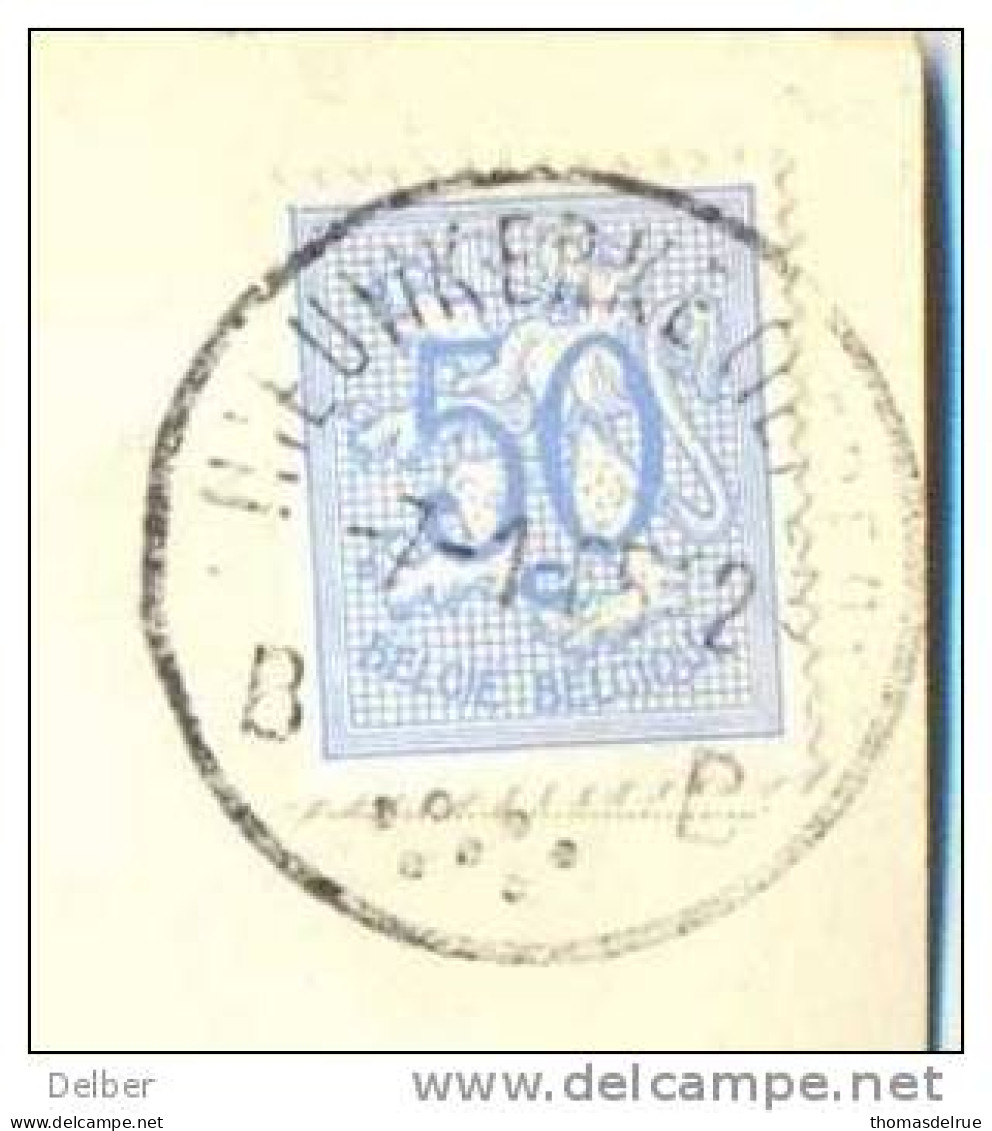 _R775: Nieuwsjaarskaart... Met N° 854: B NIEUWKERKE(IEPER) B - 1951-1975 Heraldic Lion