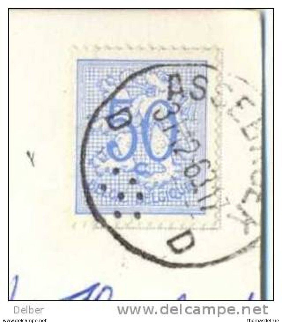 _R730: Nieuwsjaarskaart... Met N° 854: D ASSEBROEK D - 1951-1975 Heraldic Lion