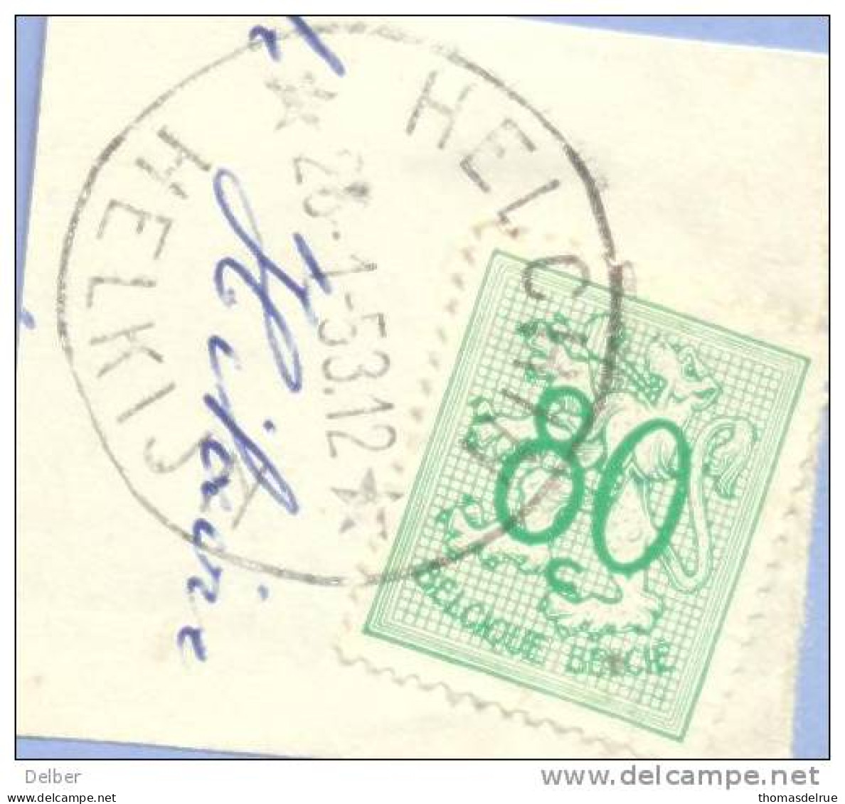 Ft-821: N° 857: [°]: HELCHIN * HELKIJN * Sterstempel - 1951-1975 Heraldieke Leeuw