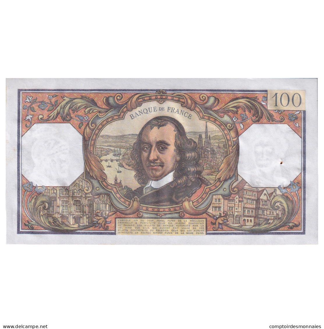 France, 100 Francs, Corneille, 1973, Z.720, TTB+, Fayette:65.42, KM:149d - 100 F 1964-1979 ''Corneille''