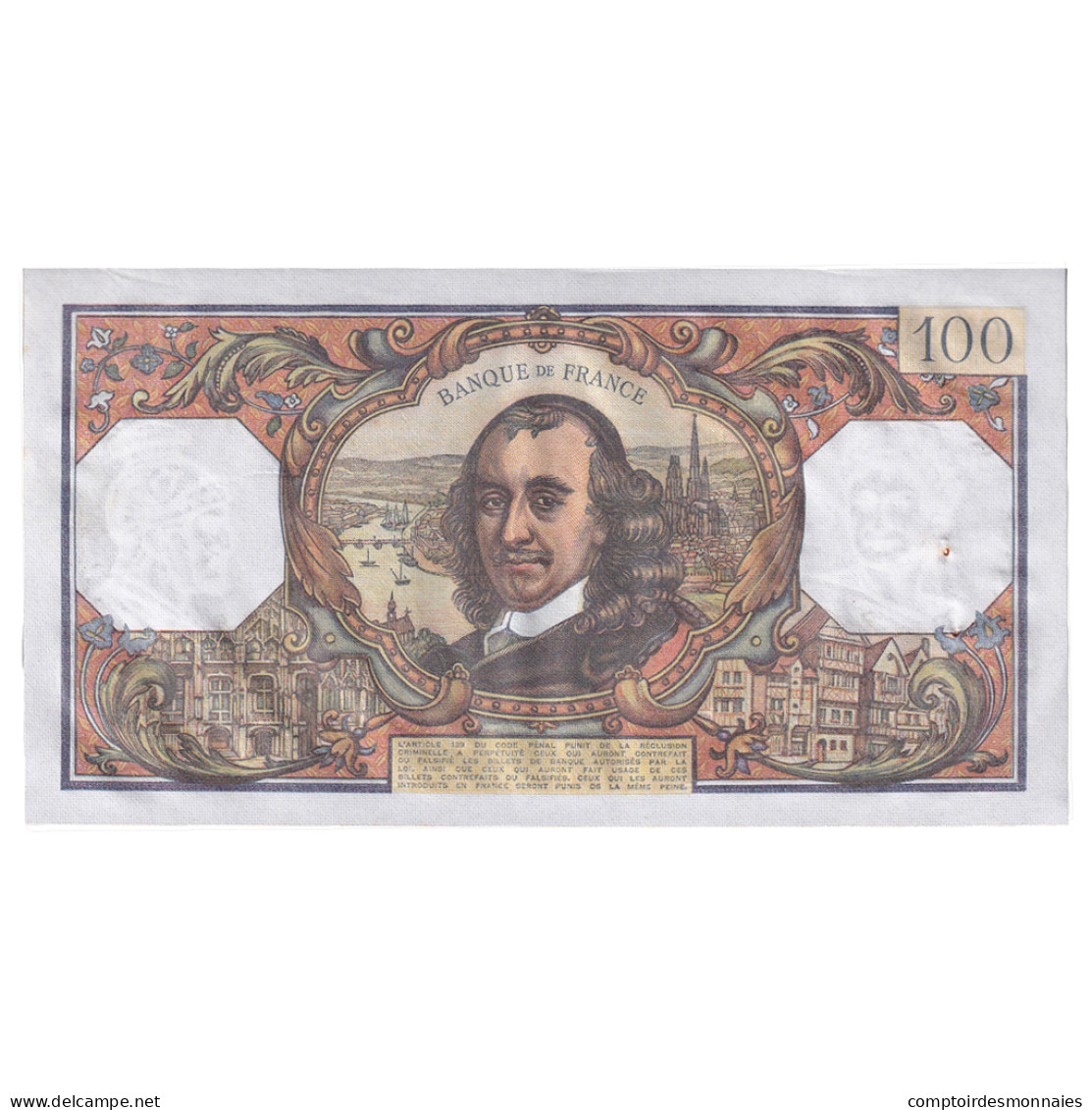 France, 100 Francs, Corneille, 1973, Z.720, TTB+, Fayette:65.42, KM:149d - 100 F 1964-1979 ''Corneille''