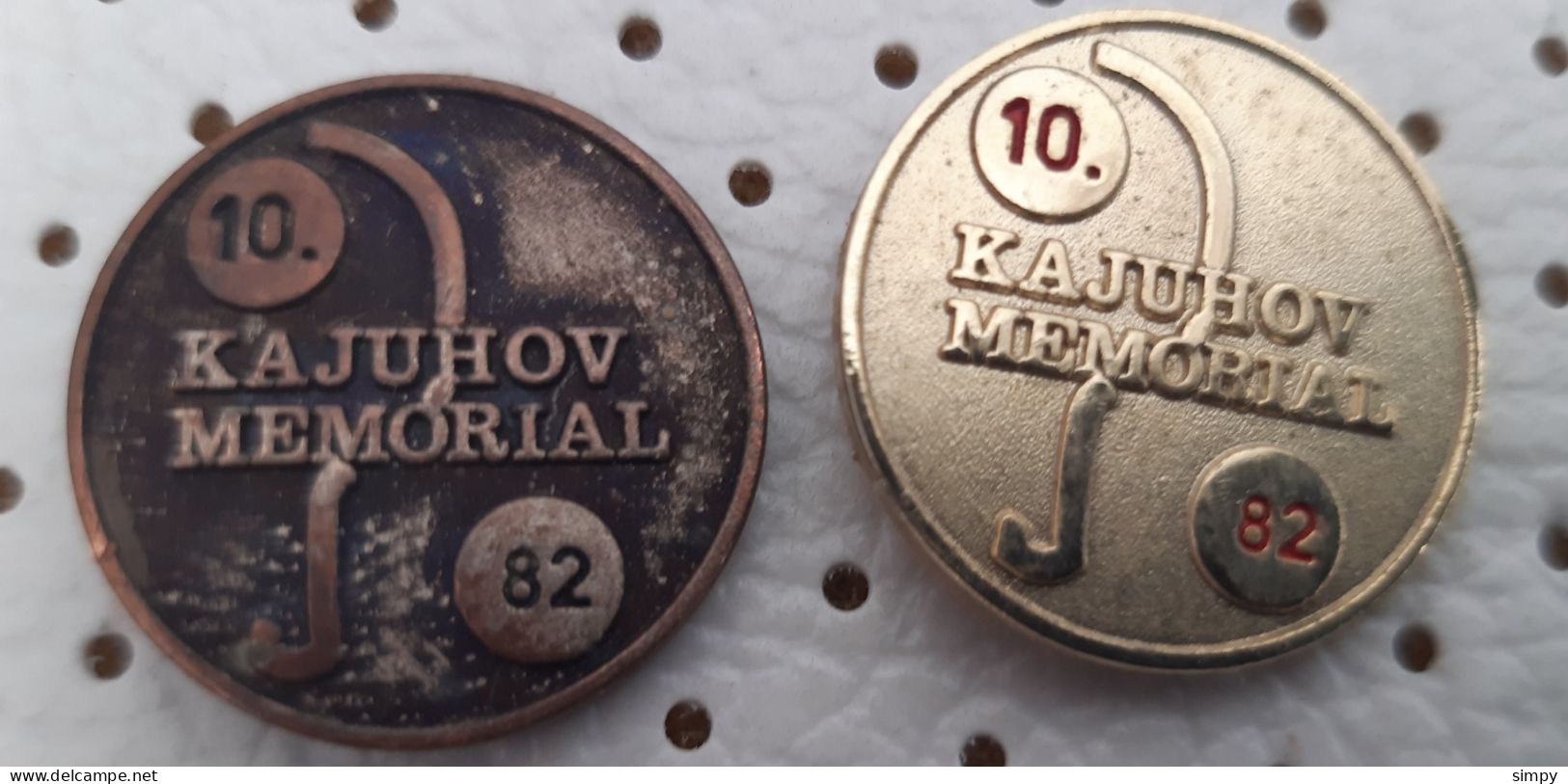 Table Tennis Tournament 10. Kajuhov Memorial  1991 Slovenia Pins Badge - Tenis De Mesa