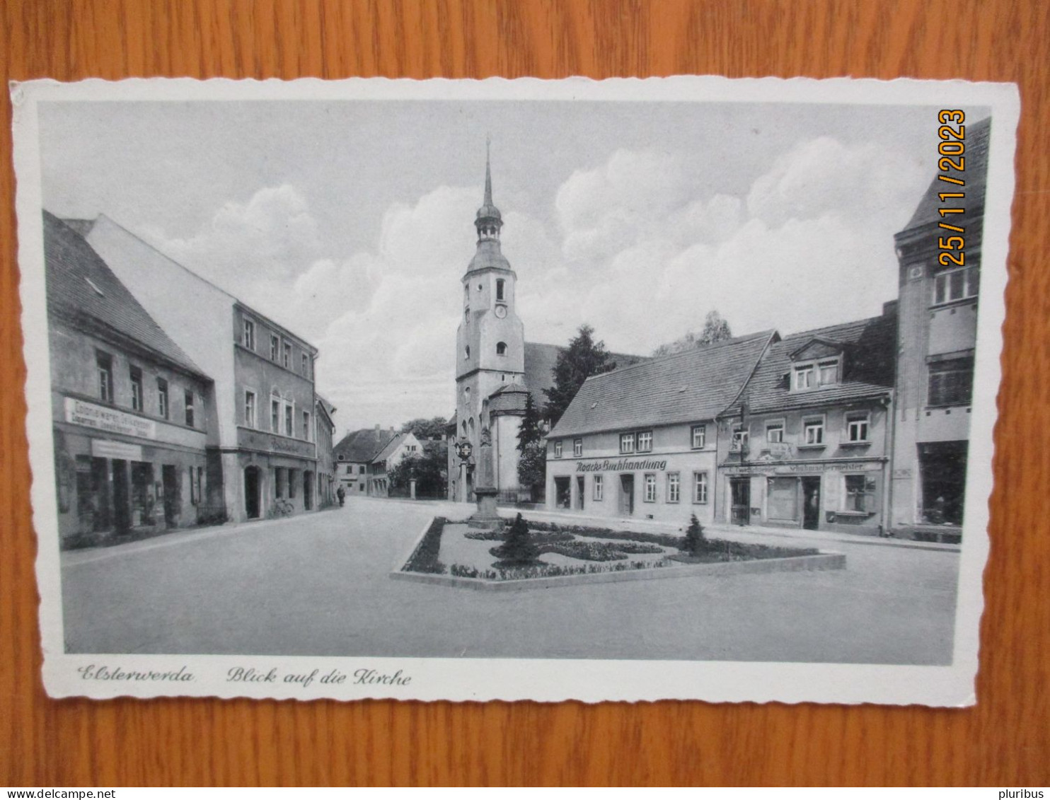 ELSTERWERDA BLICK AUF DIE KIRCHE - Elsterwerda