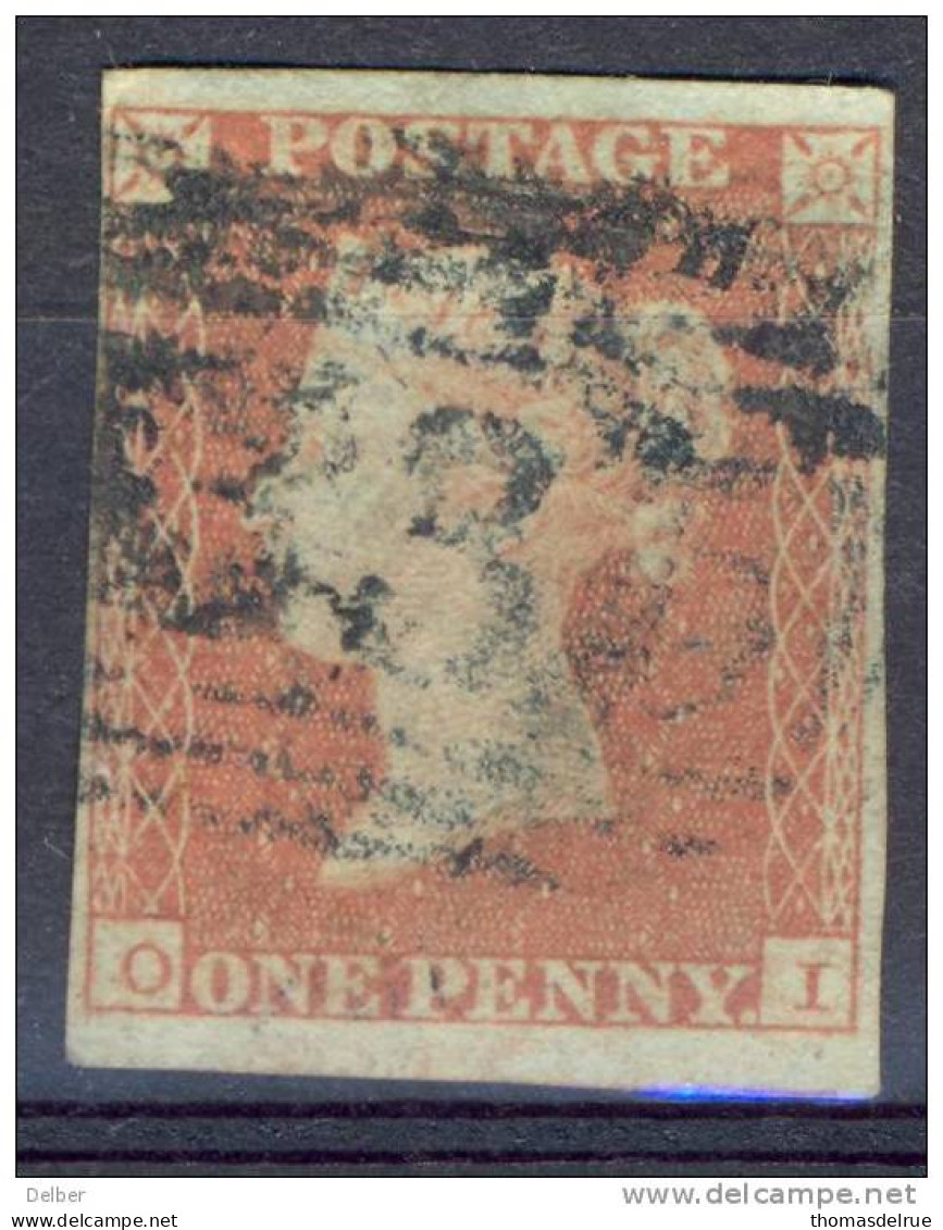 Ua432: Penny Red : Imperf. SG#8-12 : O__I  >>> 4 Margins - Used Stamps