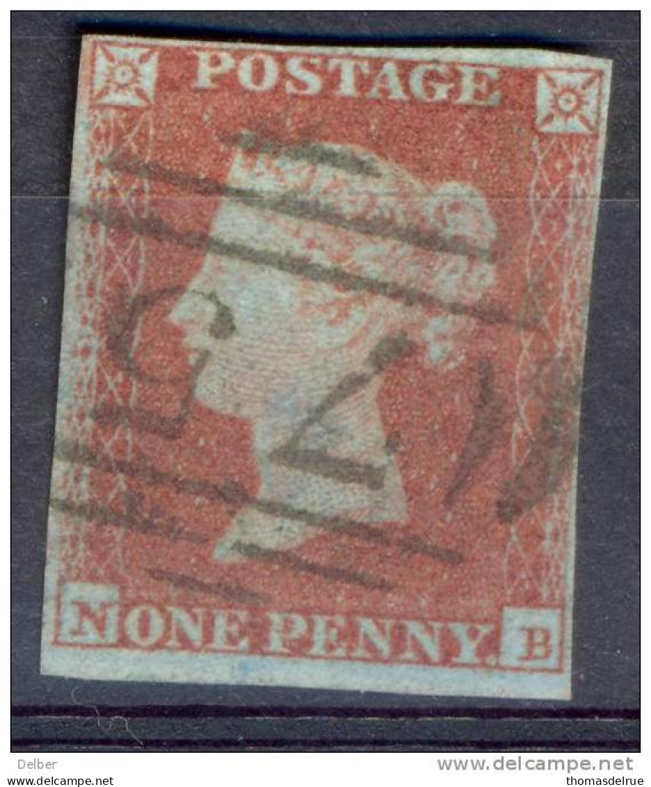 Ua420: Penny Red : Imperf. SG#8-12 : N__B  >>> 4 Margins... - Usati