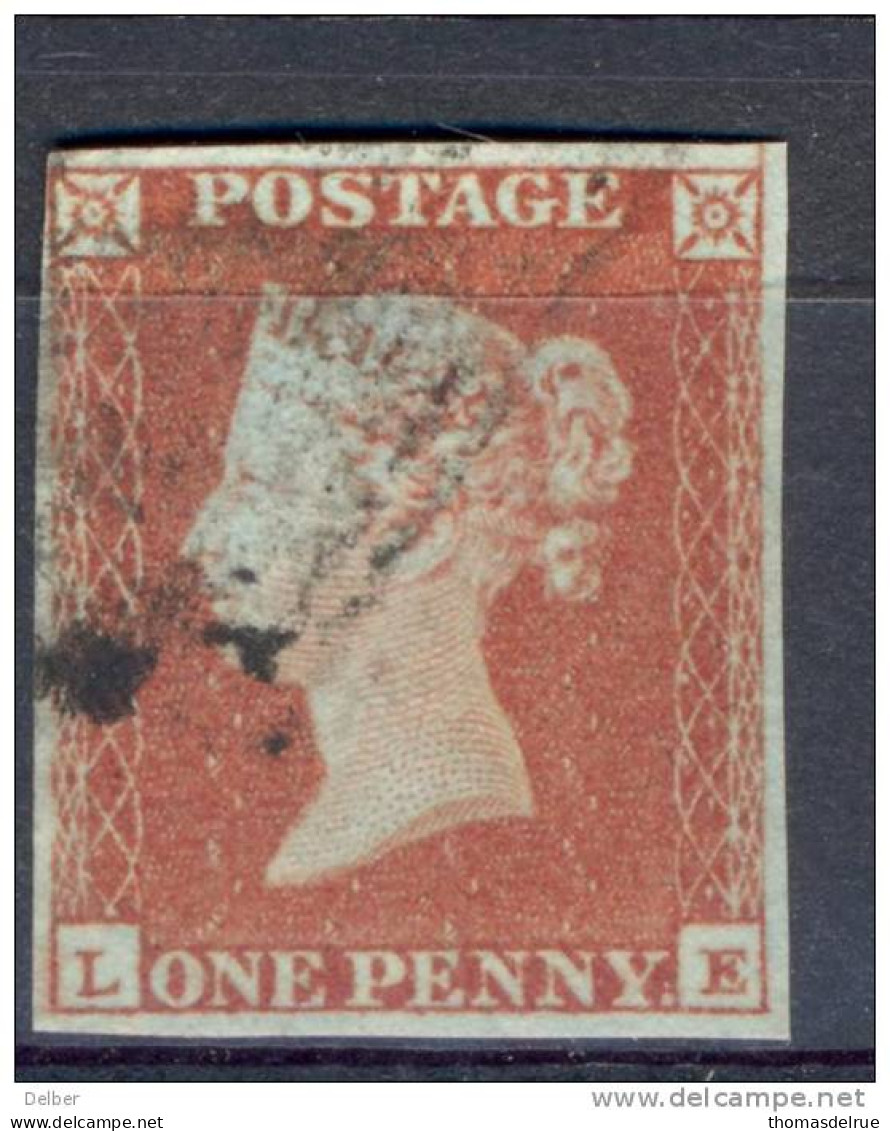 Ua458: Penny Red : Imperf. SG#8-12 : L__E - 4 Margins - Gebraucht