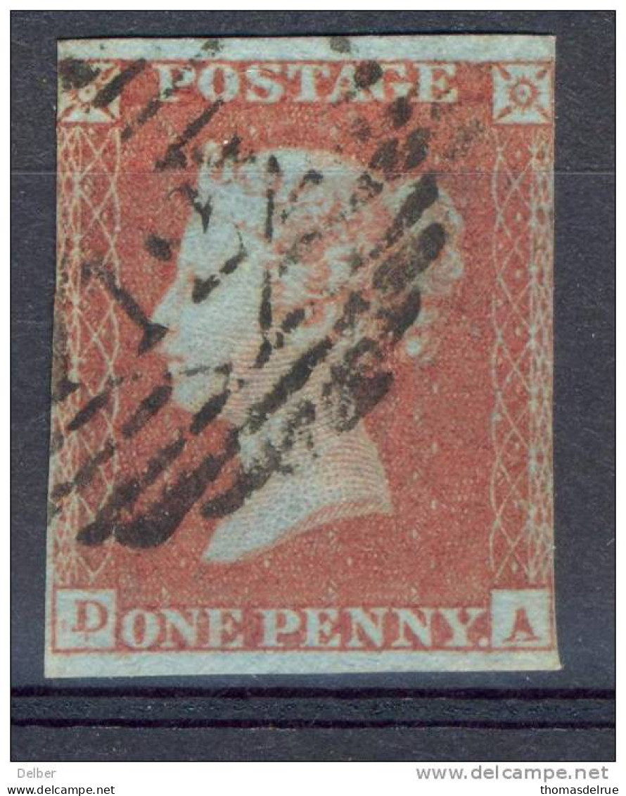 Ua464: Penny Red : Imperf. SG#8-12 : D__A - - Gebruikt