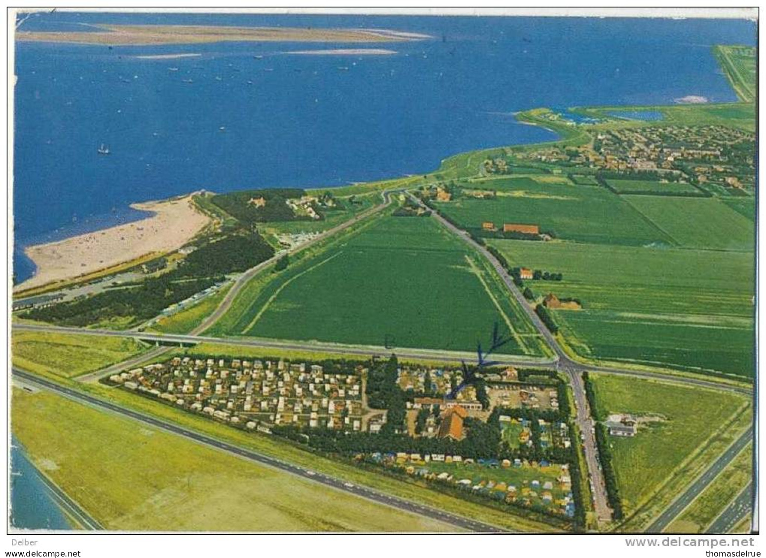 _R616: CAMPING DUIN EN STRAND SCHARENDIJKE >> KNOKKE + Diverse Onbekend-stempels/vignet - Scharendijke