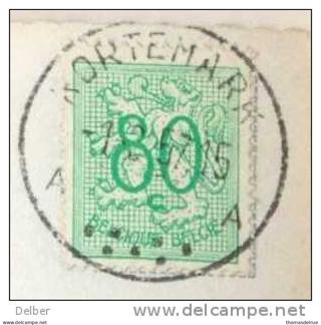_G628: Fantasiekaart: N° 857: A KORTEMARK A > Kortemark - 1951-1975 Heraldic Lion