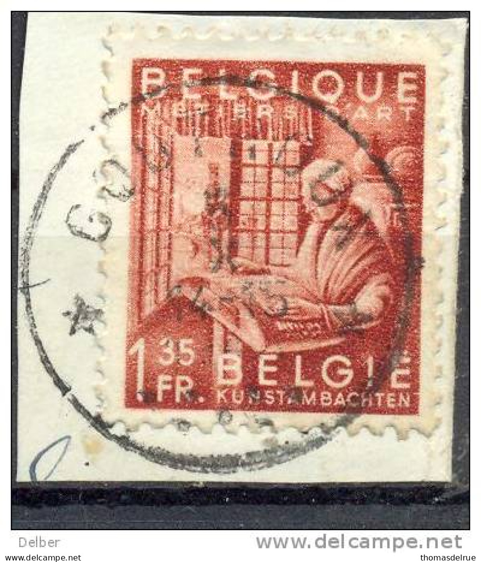 Xv828: N° 762 : / Fragment:  *GOUTROUX* Sterstempel - 1948 Exportation