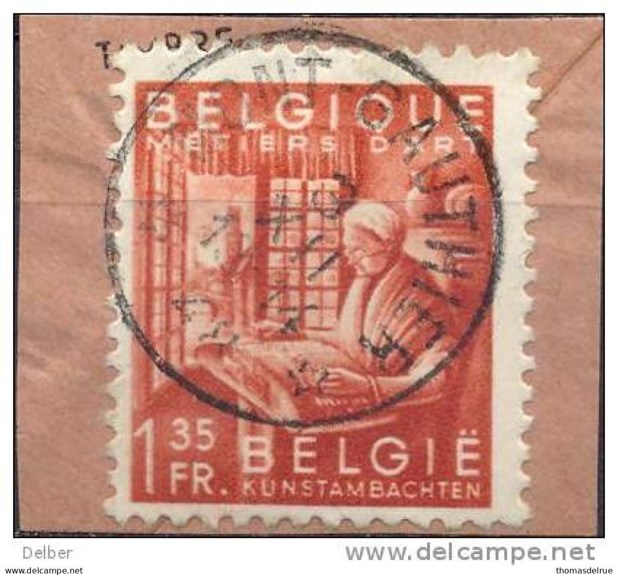 Xv829: N° 762 : / Fragment:  *MONT-GAUTHIER* Sterstempel - 1948 Exportation